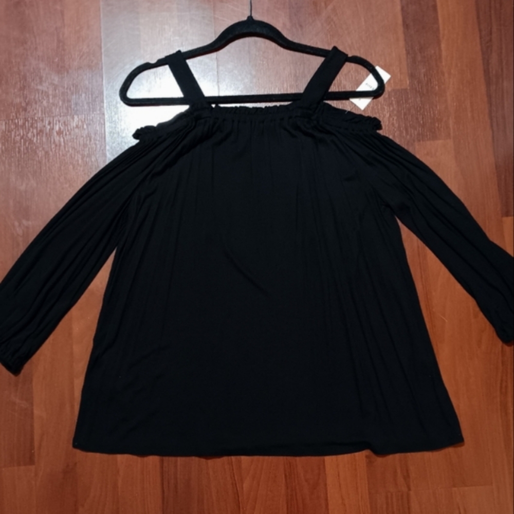 NWT Loft Lg Petite Cold Shoulder Shirt